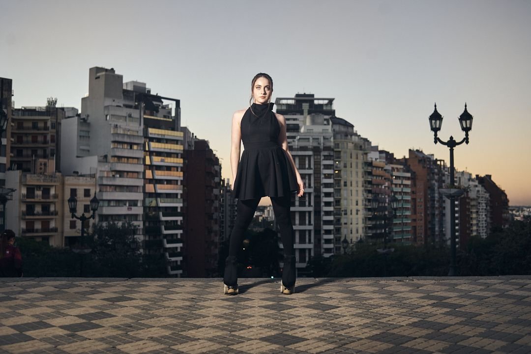 Book de 15 en Argentina, sesión urbana con patines